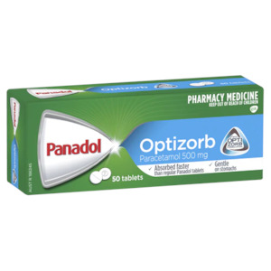Pain Relief: PANADOL Optizorb Tablets 50s
