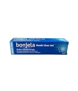 Pain Relief: Bonjela Mouth Ulcer and Teething Gel Blue 15g