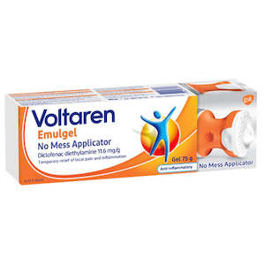 Pain Relief: Voltaren Emulgel No Mess Orng 75g