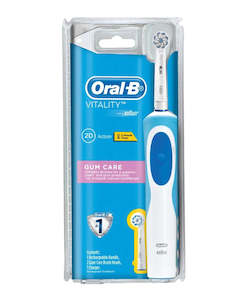 Oral-B Electric Toothbrush Vitality Gum Care + 2 Heads