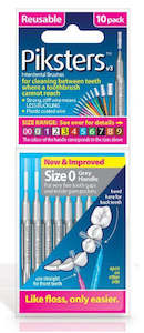 Oral Care: PIKSTERS Inter Dental Silver 0.32mm Str.10pk