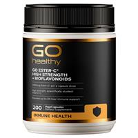 Specials: GO Healthy Ester-C High Strength + Bioflavonoids 200 VegeCapsules