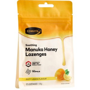 Comvita Manuka Honey Lozenges Olive Leaf Extract