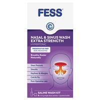 Fess Nasal & Sinus Wash Extra Strength Starter Kit 6 Sachets