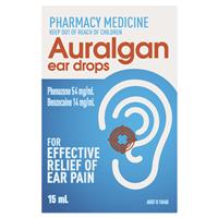 Pain Relief: Auralgan Ear Pain Relief Drops 15ml