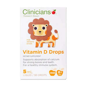 Dietary Supplements: CLINICIANS Vitamin D Drops 5ml