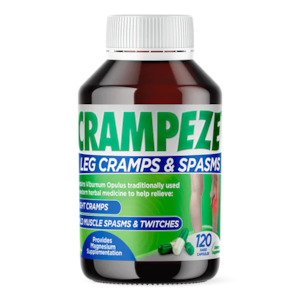 Dietary Supplements: CRAMPEZE Leg Cramps &Spasm 120cap