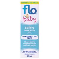 FLO Baby Saline +Nasal Spray 15ml