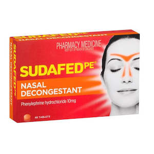 SUDAFED PE Nasal Decong Tab 10mg 24s