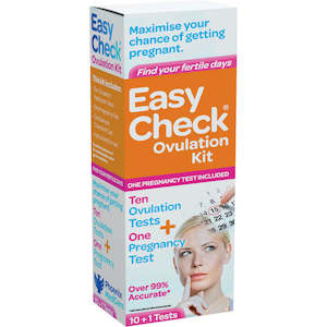 Pregnancy And Baby: EASYCHECK Ovulation Kit 11pk Orange
