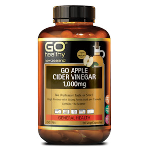 Weight Loss: Go Healthy Go Apple Cider Vinegar 1000mg 90s