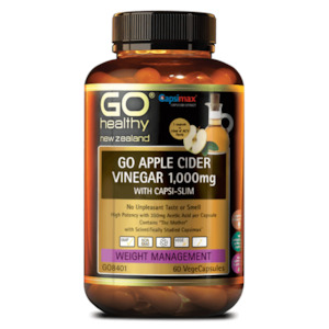Go Healthy Go Apple Cider Vinegar 1000mg with Capsi Slim 60's