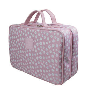 TLCT-160MPD Mauve Petite Daisy Hang Wash Bag
