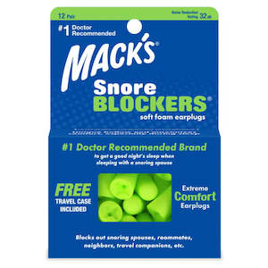 MACKS Snore Blockers 12pk