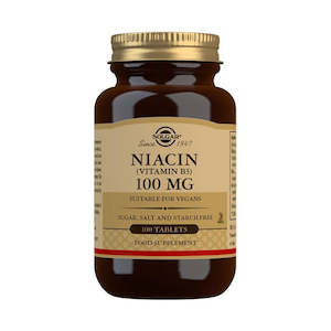 SOLGAR Niacin Vit. B3 MG Tabs 100pk