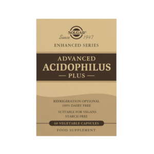 SOLGAR Adv Acidophilus Plus 60pk