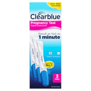 CLEARBLUE Visual Rapid Detection Pregnancy Test 3pack