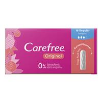 Carefree Tampons Original Reg 16
