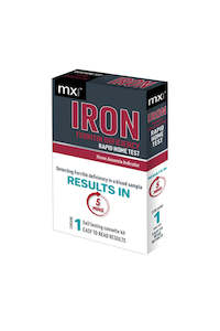 Womens Health: MX Ferritin (Iron) Deficiency Rapid Home Test1pk