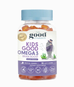 Good Vitamin Company KIDS OMEGA 3 SUPPLEMENTS - VEGAN FRIENDLY ALGAE DHA