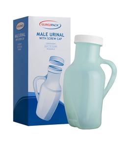 Surgipack Male Urinal w/Handle and Lid
