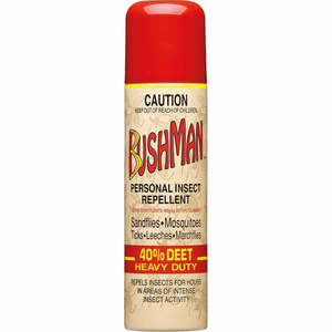 Sun Travel Insect Repellents: Bushman Heavy Duty Aerosol 40% Deet 130g