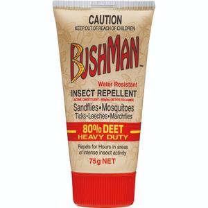 Sun Travel Insect Repellents: Bushman Heavy Duty Dry Gel 80% Deet 75g