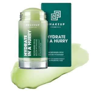 Mens Facial Skincare: Shake Up Cosmetics Hydrate In A Hurry Moisturiser Stick 35g