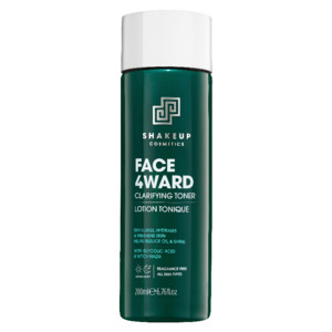 Mens Facial Skincare: Shake Up Cosmetics Face 4Ward Clarifying Toner 200ml