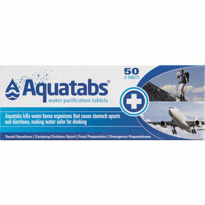 Travel Accessories: Aquatabs Water Purify ALPHA 50s