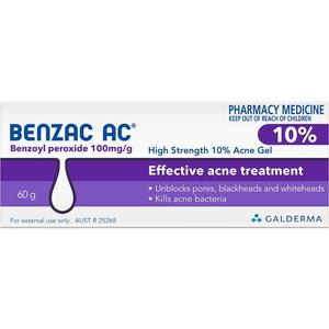 Benzac: Benzac AC Gel 10% 60g