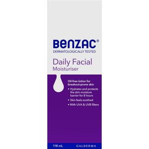 Benzac: Benzac Daily Facial Moisturiser 118ml