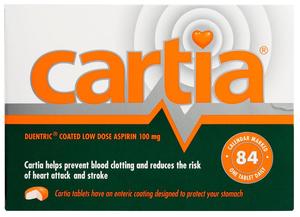 Cartia: Cartia Tablets 84s