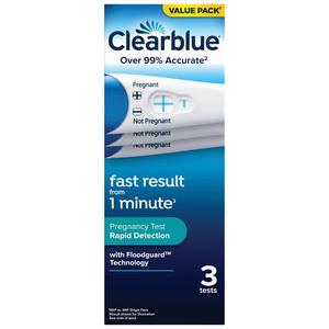 Clearblue: Clearblue Pregnancy Test Rapid Detection 3 Pack