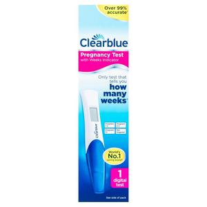 Clearblue Pregnancy Test Digital with Weeks Indicator 1 Pack