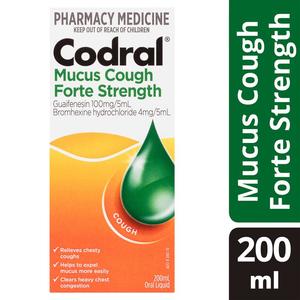 Codral: Codral Mucus Cough Forte Strength 200ml