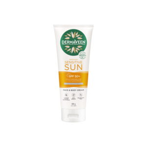 Dermaveen: DermaVeen Sensitive Sun SPF50+ Moisturising Face & Body Sunscreen 200g