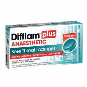 Difflam Plus Anaesthetic + Antibacterial + Anti-Inflammatory Sore Throat Triple &hellip;