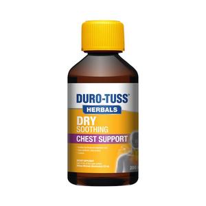 Duro Tuss: Duro-Tuss Herbal Dry Soothing Chest Support 200ml