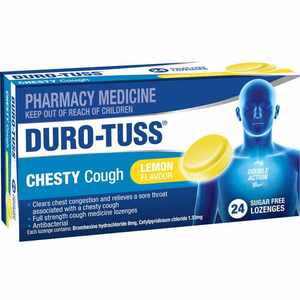 Duro Tuss: Duro-Tuss Chesty Cough Lozenges Lemon 24s