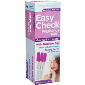 Easycheck: EasyCheck Pregnancy Test Midstream 3s