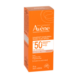 Eau Thermale Avene: Avene Sunsitive Sunscreen Tinted Fluid SPF50+ 50ml