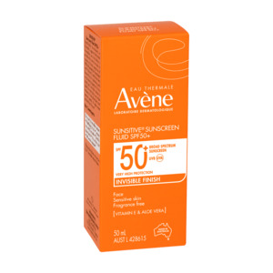 Avene Sunsitive Sunscreen Fluid SPF50+ 50ml