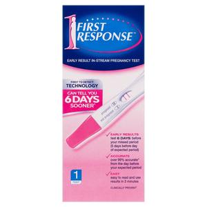 First Response Instream Pregnacy Test 1s