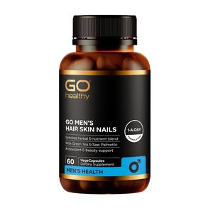 GO Healthy GO Mens Hair Skin Nails VegeCapsules 60s