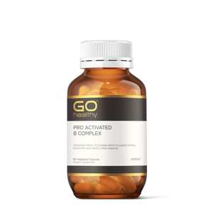 GO Healthy PRO Activated B Complex VegeCapsules 60s
