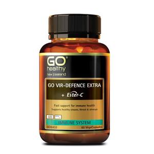 GO Healthy GO Vir-Defence Extra + Ester-C Vege Capsules 60s