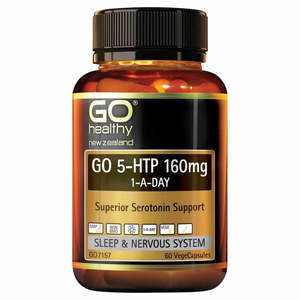 GO Healthy GO 5-HTP 1-A-Day 160mg VegeCapsules 60s