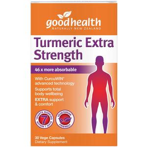 Good Health Turmeric Extra Strength Vege Capsules 30s