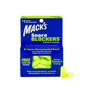 Macks Snore Blockers Comfort Ear Plugs 12 pairs